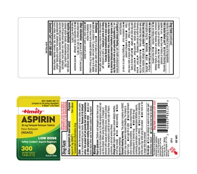 481r Low Dose Aspirin 81mg 300t Label